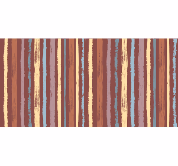Blind bedroom in green, red and yellow stripes - TenStickers