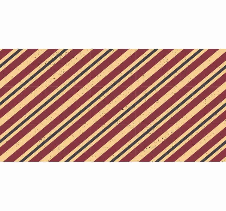 Blind bedroom autumn striped design - TenStickers