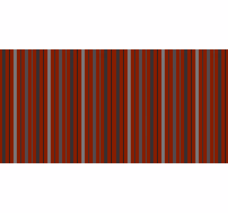 Blind bedroom striped red and gray - TenStickers
