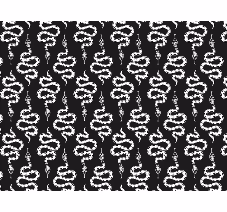 Blind bedroom with snakeskin pattern - TenStickers