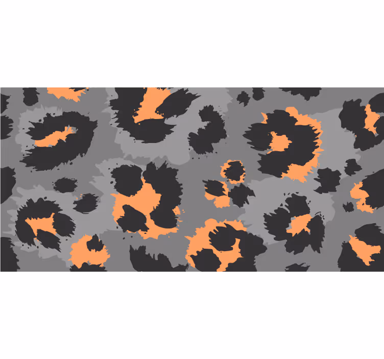 Blind bedroom gray leopard print - TenStickers