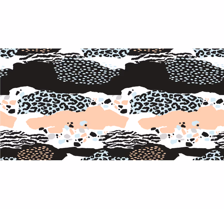 Blind bedroom in elegant leopard print - TenStickers