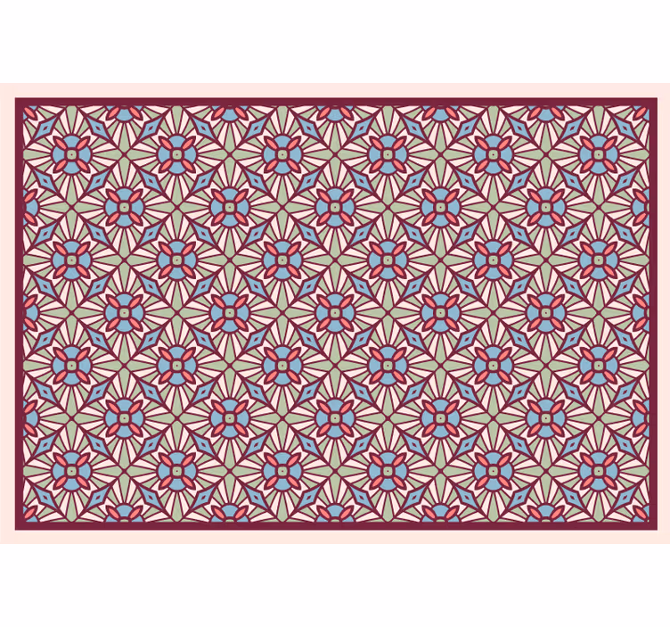 Blind bedroom camelot area rug - TenStickers