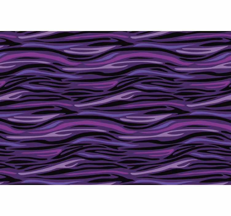 Blind bedroom purple animal print - TenStickers