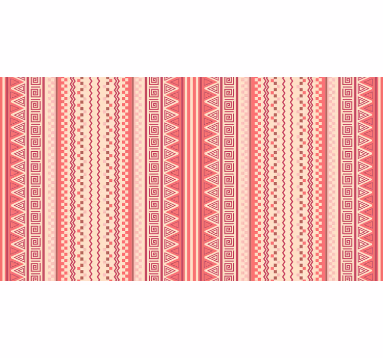 Blind bedroom classic red stripes design - TenStickers