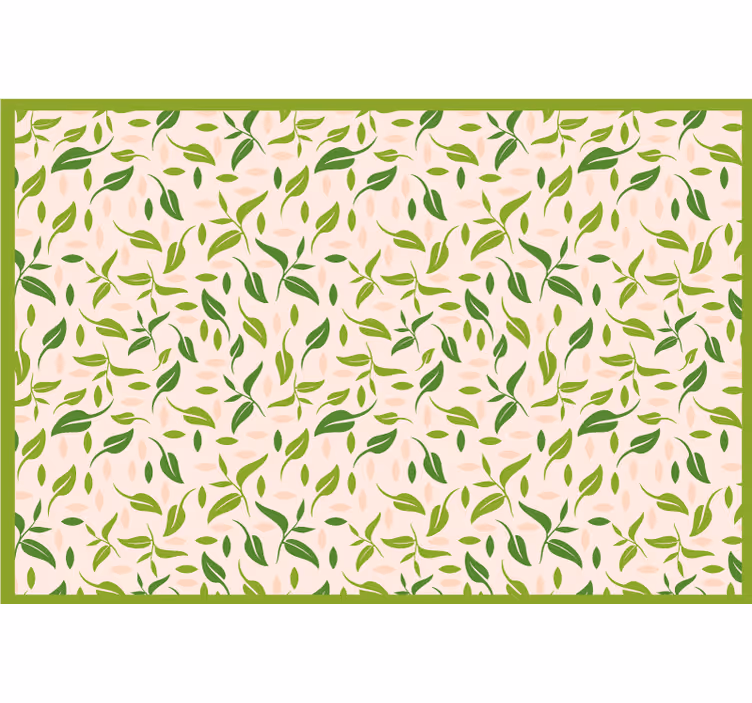 Blind bedroom nordic leaf design - TenStickers