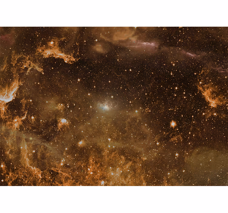 Blind bedroom mysterious clouds in space cosmos - TenStickers
