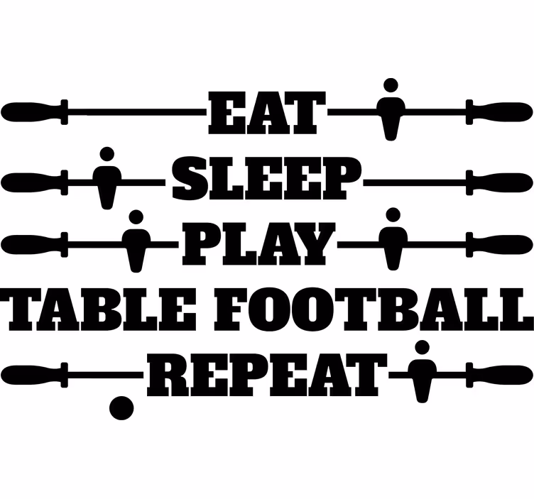 Living room blind play football and relax - TenStickers