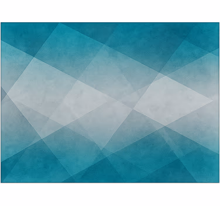 Living room blind in blue and grey washed effect - TenStickers
