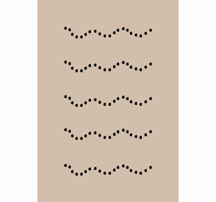 Living room blind with ground stone pattern - TenStickers