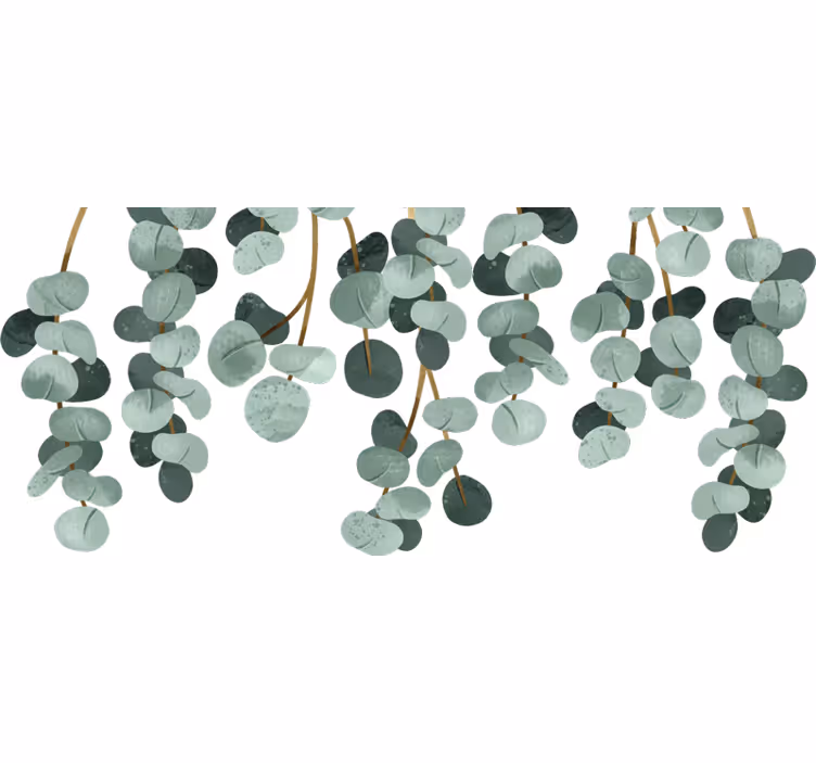 Blind bedroom hanging plants for stylish decor - TenStickers