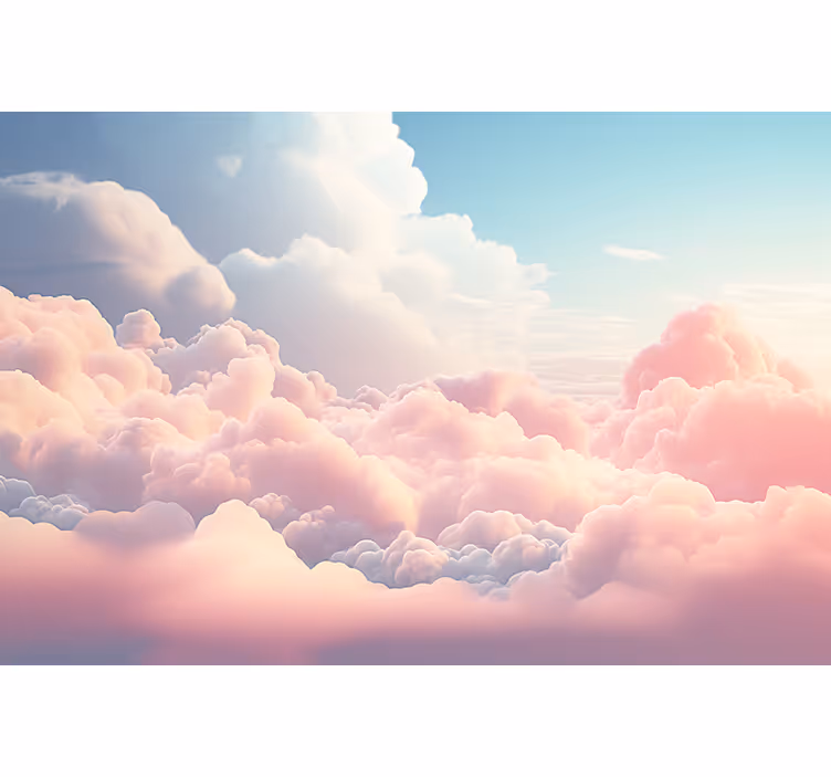 Blind children pink cloud landscape toy - TenStickers