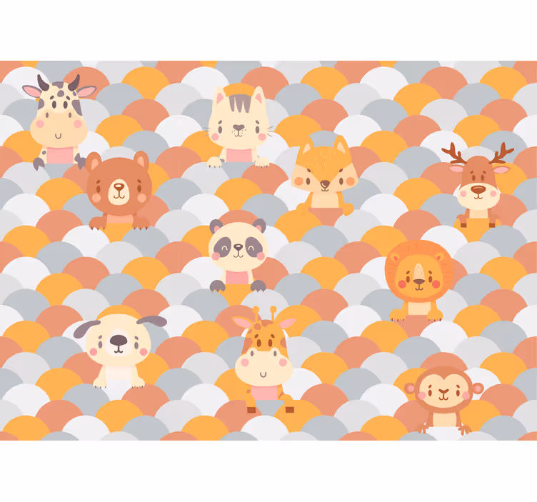 Blind children pop up animals for kids - TenStickers
