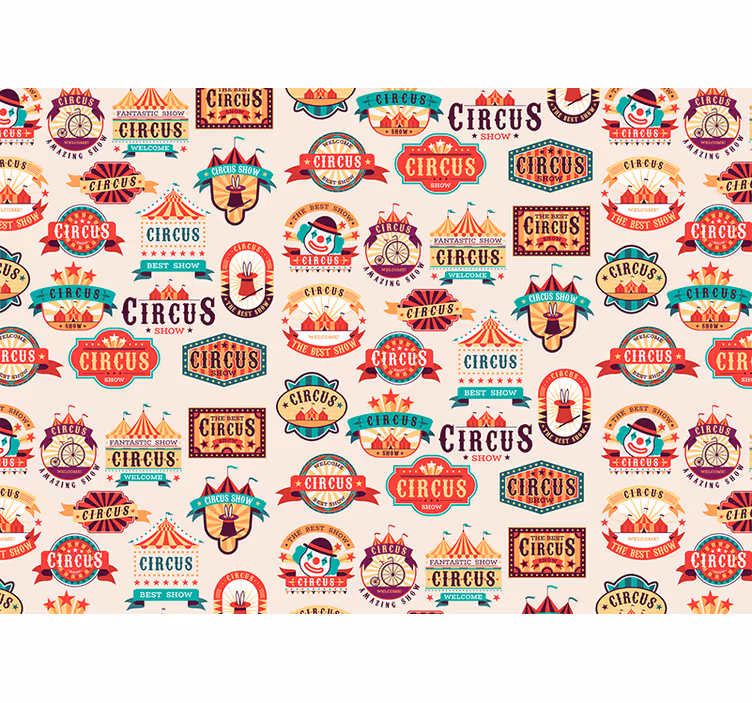 Blind children circus ticket design - TenStickers