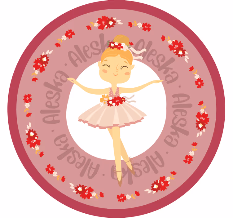 Blind children funny ballerina princess - TenStickers