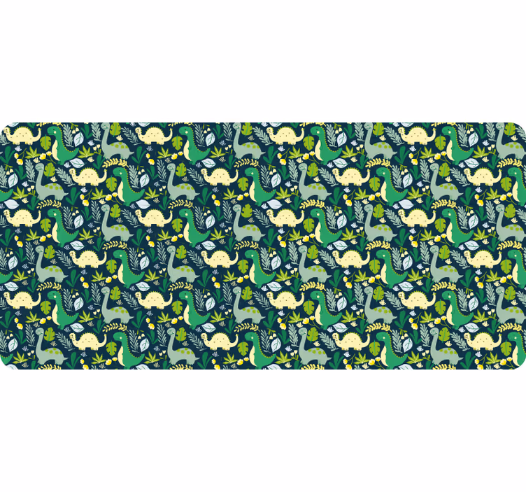 Blind children hand-drawn dinosaurs on natural background - TenStickers