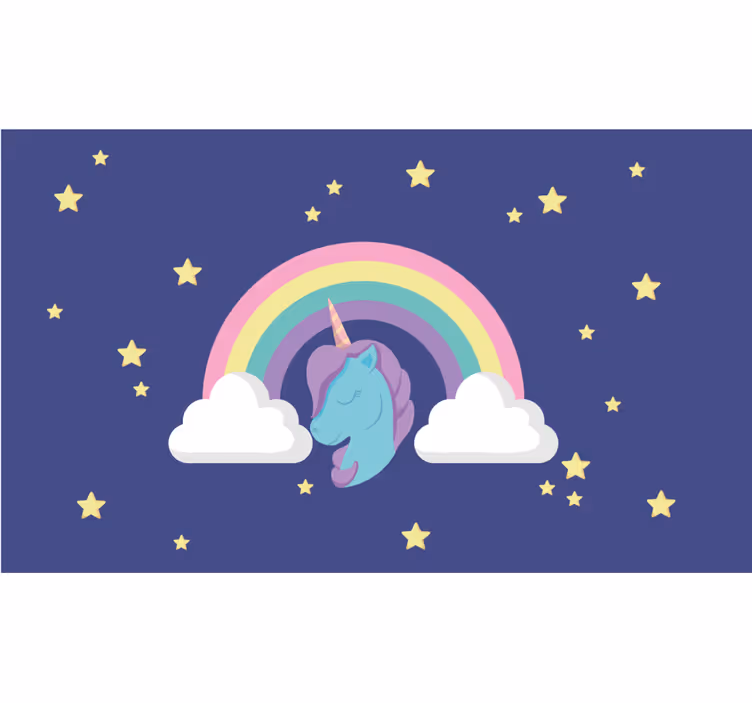 Blind children anime rainbow unicorn toy - TenStickers
