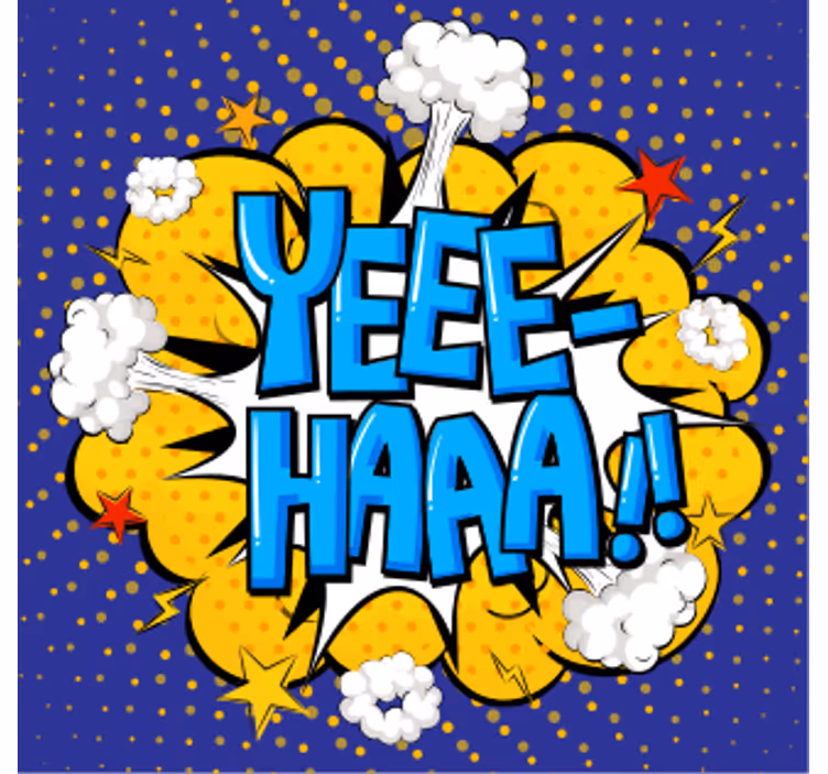 Blind children comic humor for fun learning - TenStickers