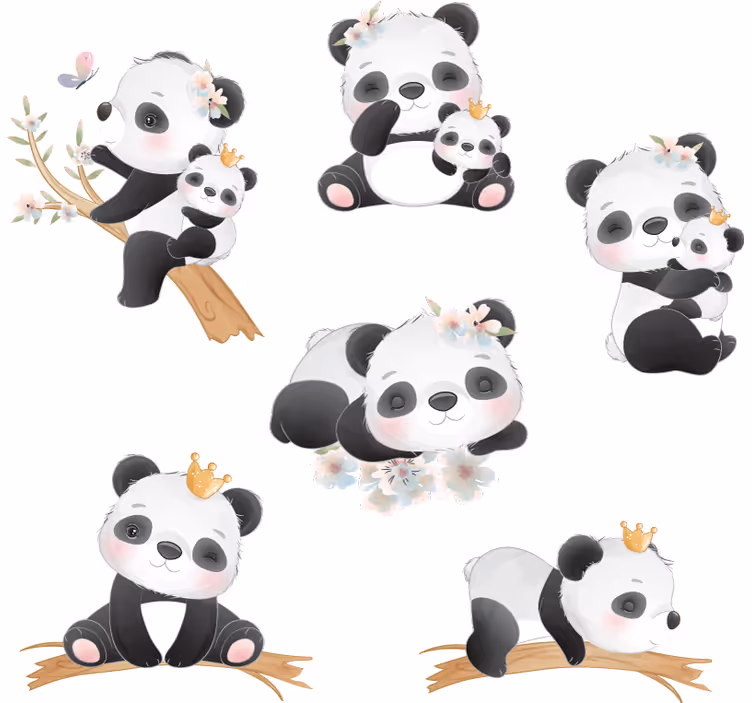 Blind children panda experience - TenStickers