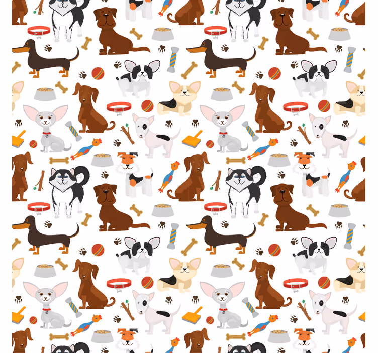 Blind children love adorable mixed breed puppies - TenStickers