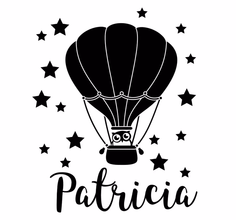 Blind children personalized stars and balloons - TenStickers