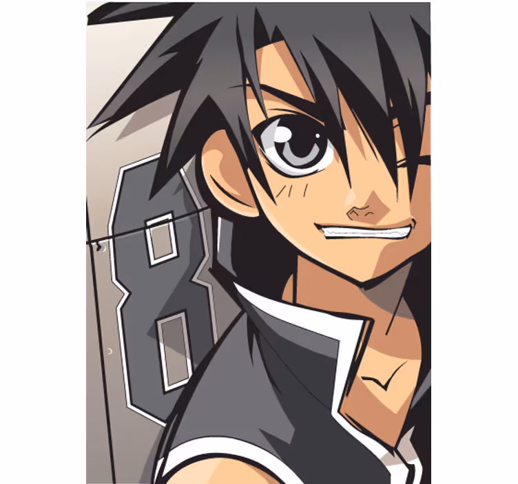Blind children anime poster vinyl - TenStickers