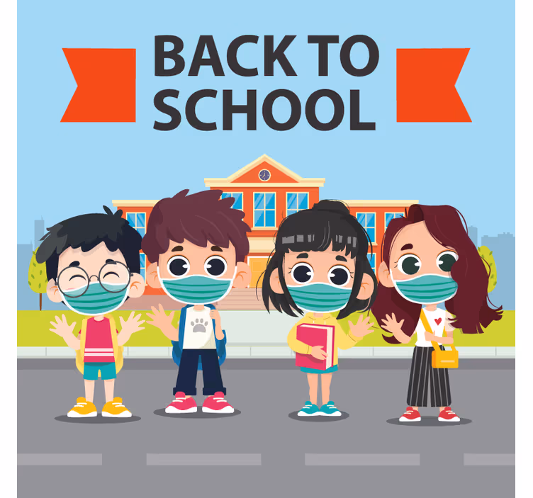 Blind children in appealing school design - TenStickers