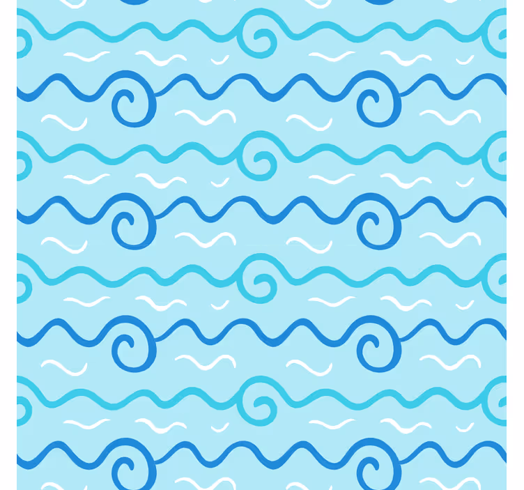 Blind children seaside landscape background illustration - TenStickers