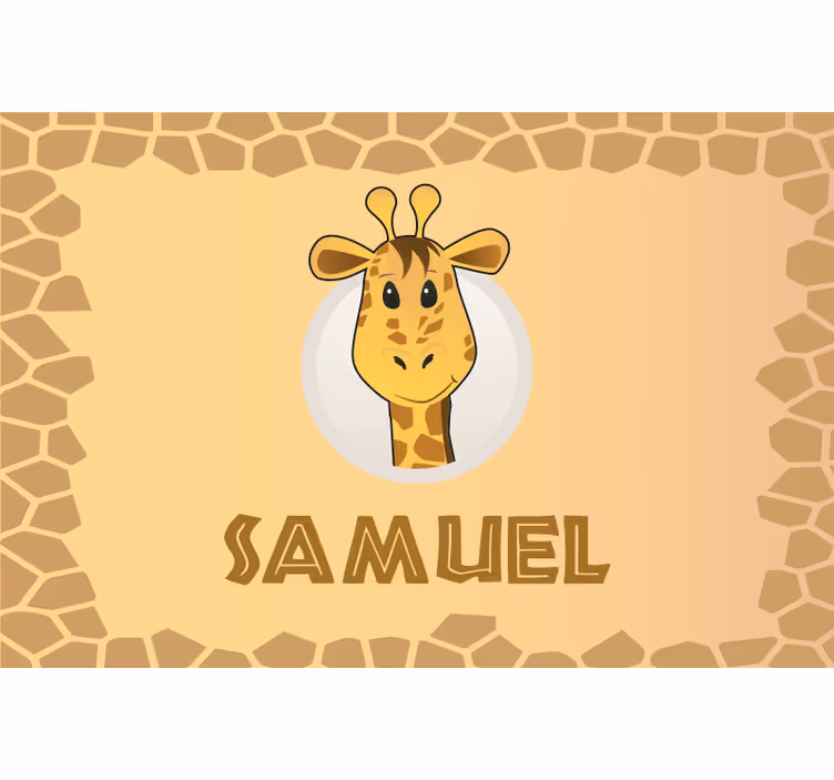 Blind children go to eat customisable name - TenStickers