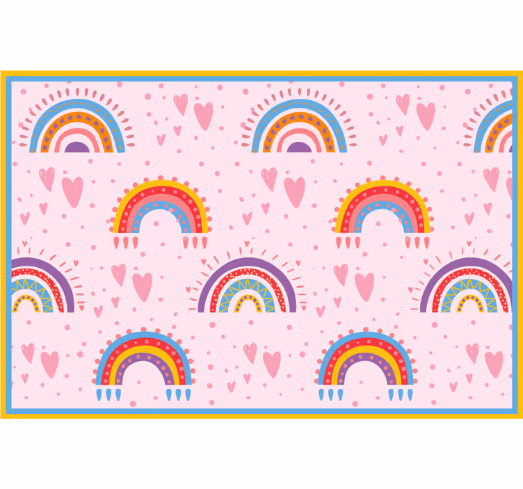 Blind children love pink dots and colorful rainbows - TenStickers