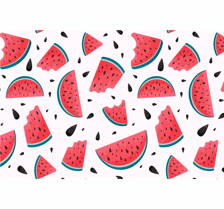 Blind children fresh watermelon pattern design - TenStickers