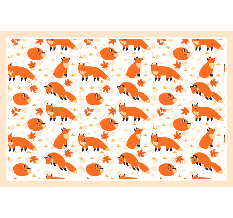 Blind children adoring lovely foxes - TenStickers
