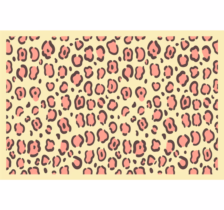 Blind children yellow and pink leopard print - TenStickers