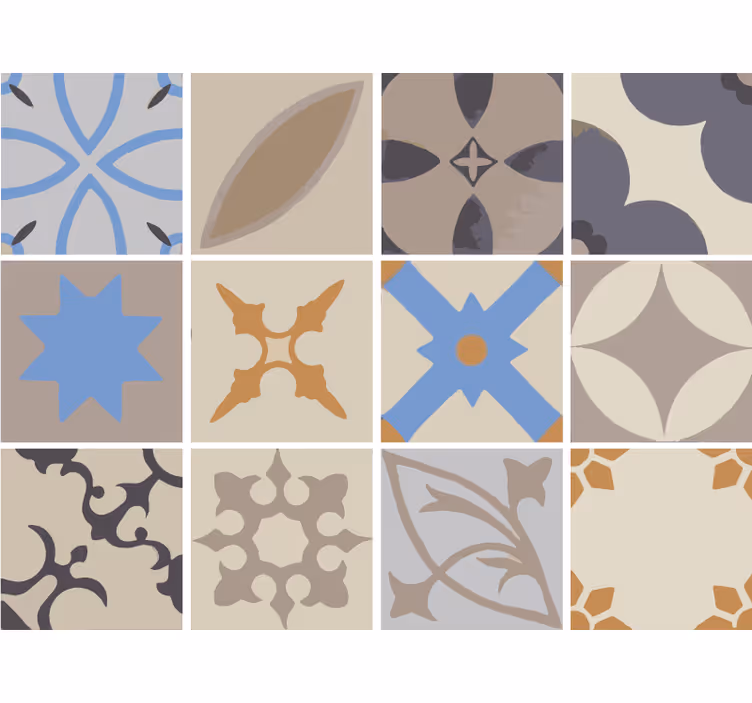Blind kitchen hydraulic tile adhesive border - TenStickers