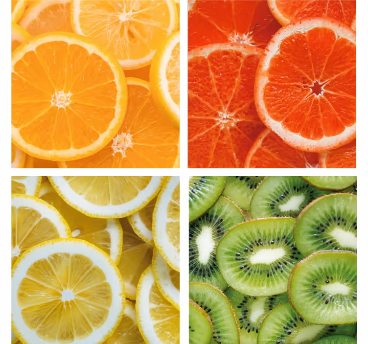 Blind kitchen citrus fruits - TenStickers