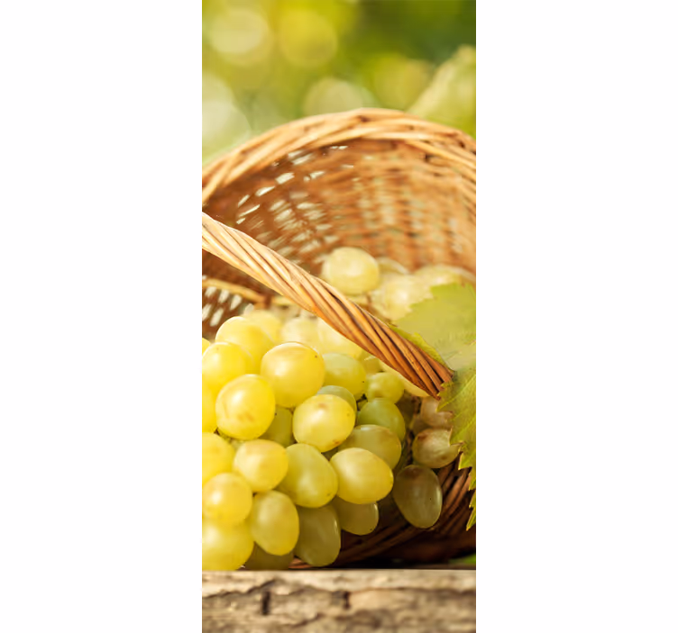 Blind kitchen decorative vinyl grape basket - TenStickers