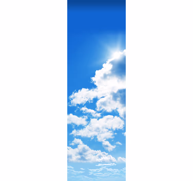Blind kitchen cloud fridge vinyl decal - TenStickers