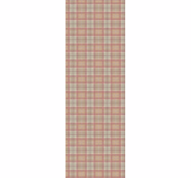 Blind kitchen tartan texture fridge vinyl - TenStickers