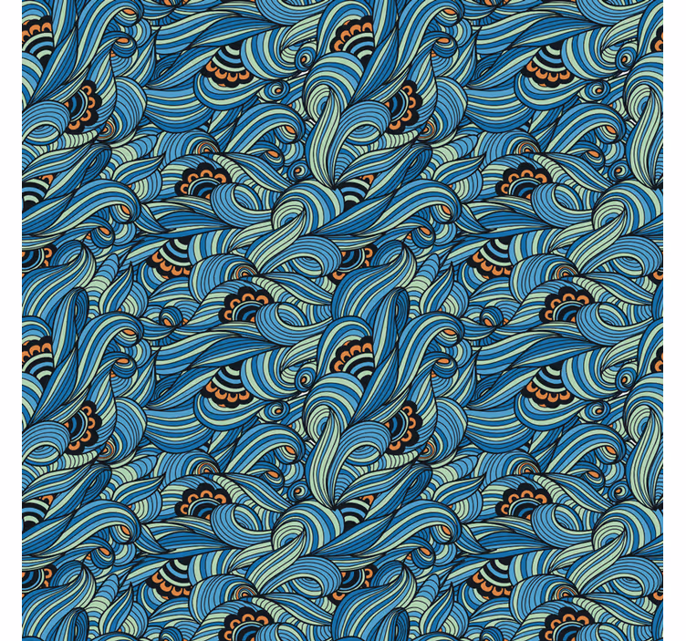 Blind kitchen paisley flower design - TenStickers