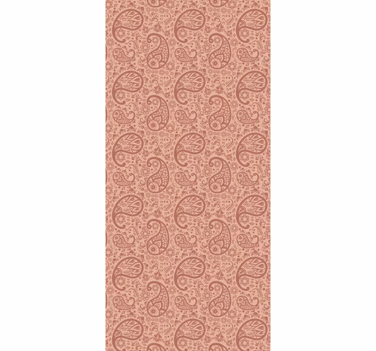 Blind kitchen paisley pattern fridge - TenStickers