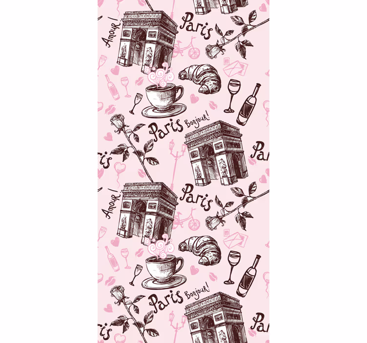 Blind kitchen romantic paris - TenStickers