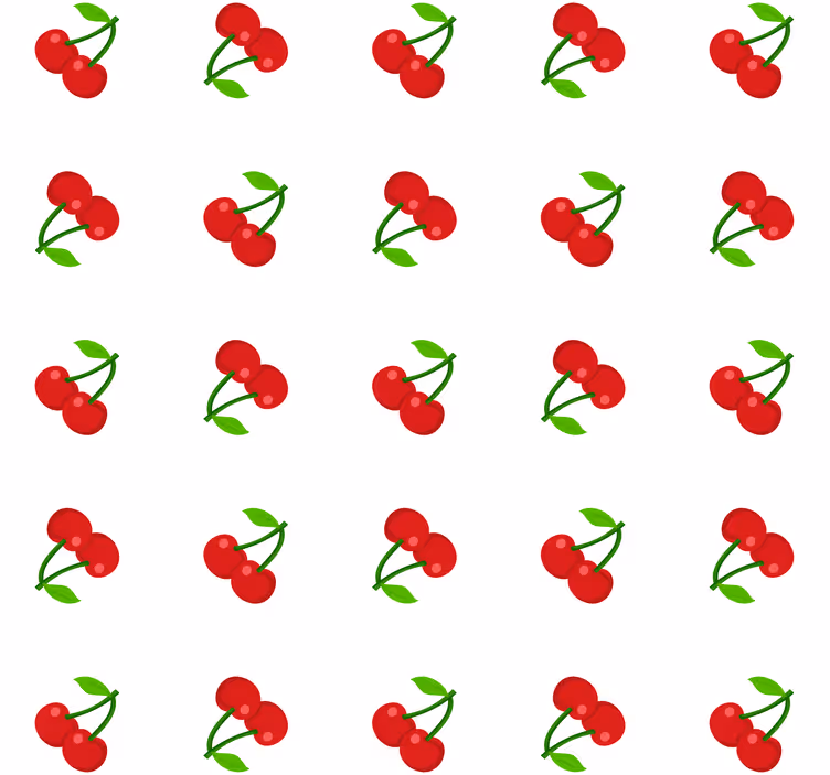 Blind kitchen cherry sprinkles - TenStickers