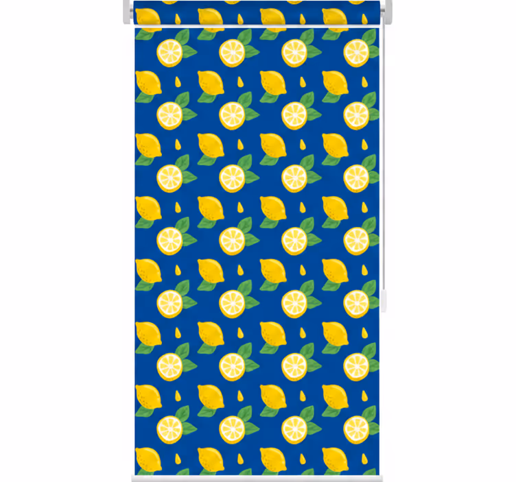 Blind kitchen hand-drawn lemons fridge magnet - TenStickers