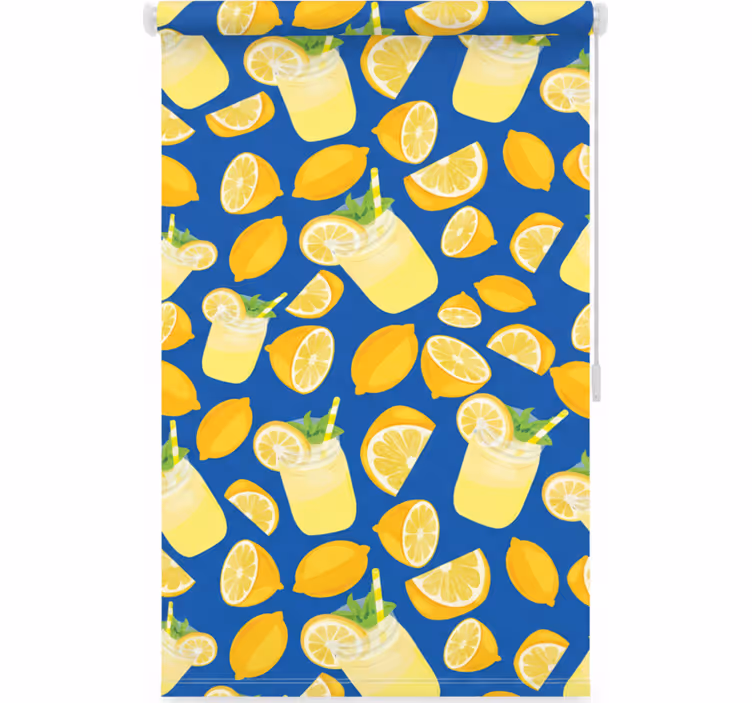 Blind kitchen lemon juice refrigerator - TenStickers