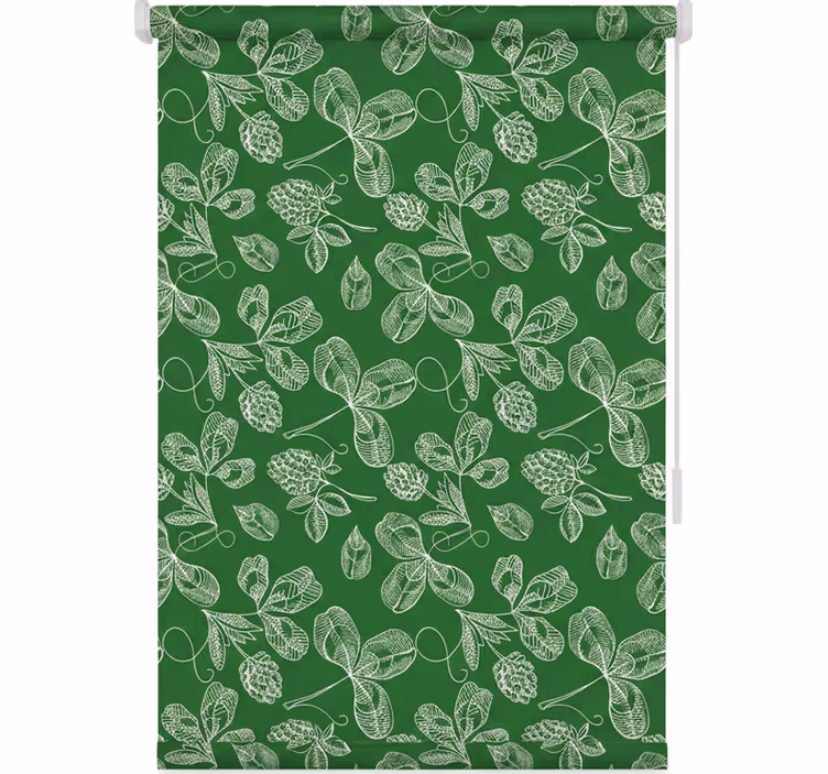 Blind kitchen green magnolia twig design - TenStickers