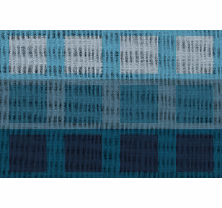 Blind blue modern blue pattern placemat - TenStickers
