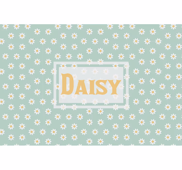 Blind green kids daisy design - TenStickers