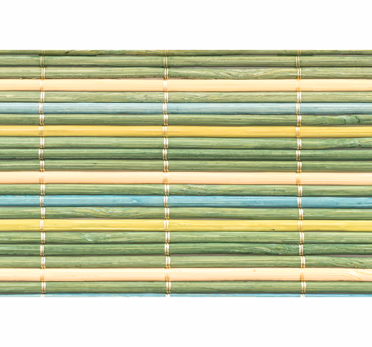 Blind green bamboo texture - TenStickers