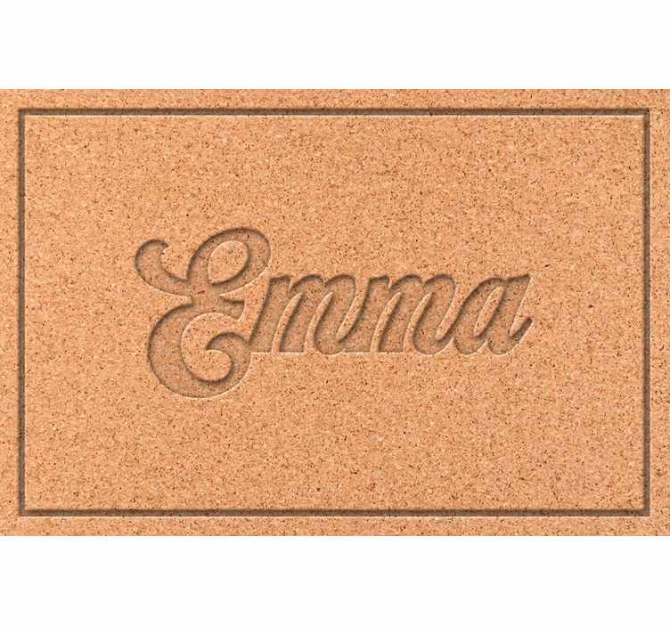 Blind beige personalised cork tablecloth - TenStickers