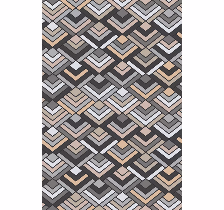 Outdoor blind picasso-style abstract design - TenStickers